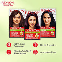 Revlon Color 'n Care Permanent Hair Color for Women Natural Black | Blend of 4 oil's & Shea Butter| For Silky, Shiny & Nourished Hair | 100% Grey Coverage in 5 Minutes | Ammonia Free