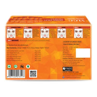 VLCC Papaya Fruit Facial Kit with FREE Rose Water Toner - 300g + 100ml | Glowing, Blemish Free Skin | With Papaya, Cucumber, Peach & Orange Peel Extracts | Glowing at Home Facial Kit.