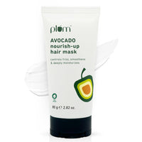 Plum Avocado Fresh Hair Mask For Dry And Frizzy Hair I With Argan Oil & Shea Butter | Hair Mask For Frizzy, Curly Hair I 80 Gm, 1 Count