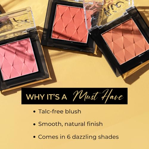 Daily Life Forever52 Sensational Glow Duo - Chic Script Blush + Ariel Glow Highlighter | Radiant Flush & Luminous Highlight | Smooth, Blendable, Long-Wear Formula for a Sculpted Highlighter (Cardinal-05& Monochrome-06)