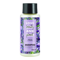 Love Beauty & Planet Smooth and Serene Shampoo with Argan Oil and Lavender Aroma, 400 ml & Love Beauty & Planet Volume and Bounty Conditioner with Coconut Water and Mimosa Flower Aroma, 400 m