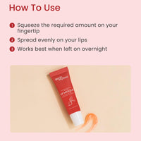 Earth Rhythm Lip Mask with Goodness of Pomegranate & Jojoba Oil, Nourishes, Smoothens, Plumps & Hydrates Dry Chapped Lips, Women & Girls, Paraben & Chemical Free, 10ml