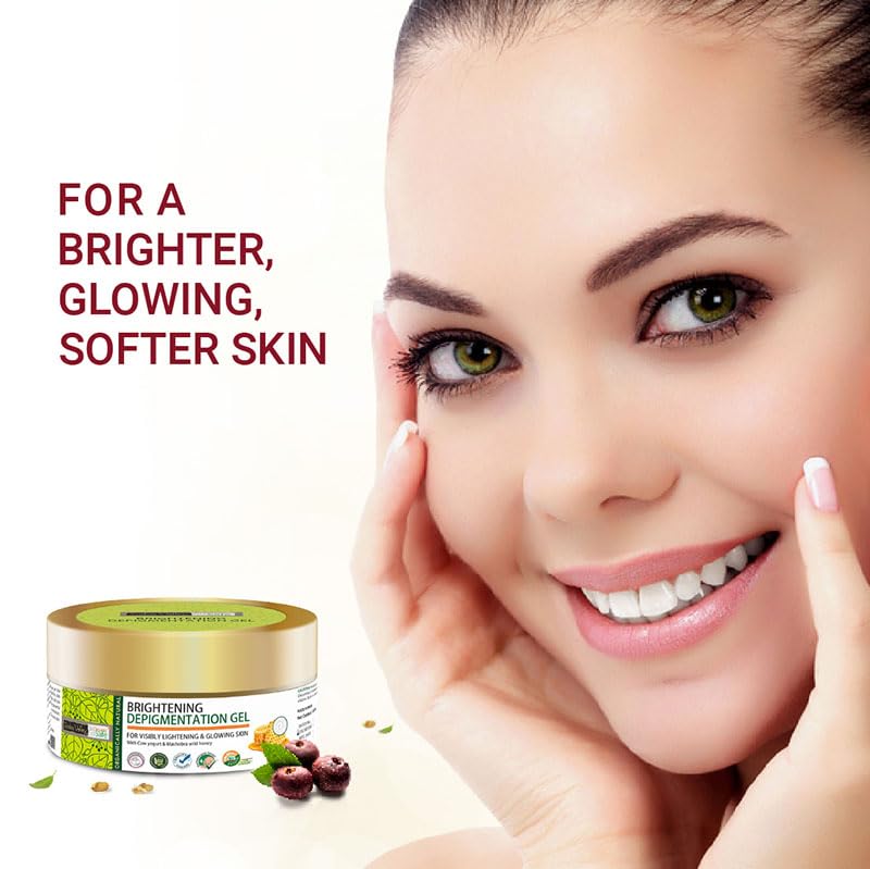 Indus valley Face care combo of Cow's Milk Yogurt & Honey Gel, Under eye cream and Skin Lightening Brightening Face mask (50ml+50ml+100ml=200ml)