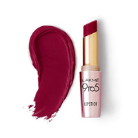 Lakmé Lipstick Burgundy Passion (Matte) & Lakmé Lip Color Deep Wine (Matte)
