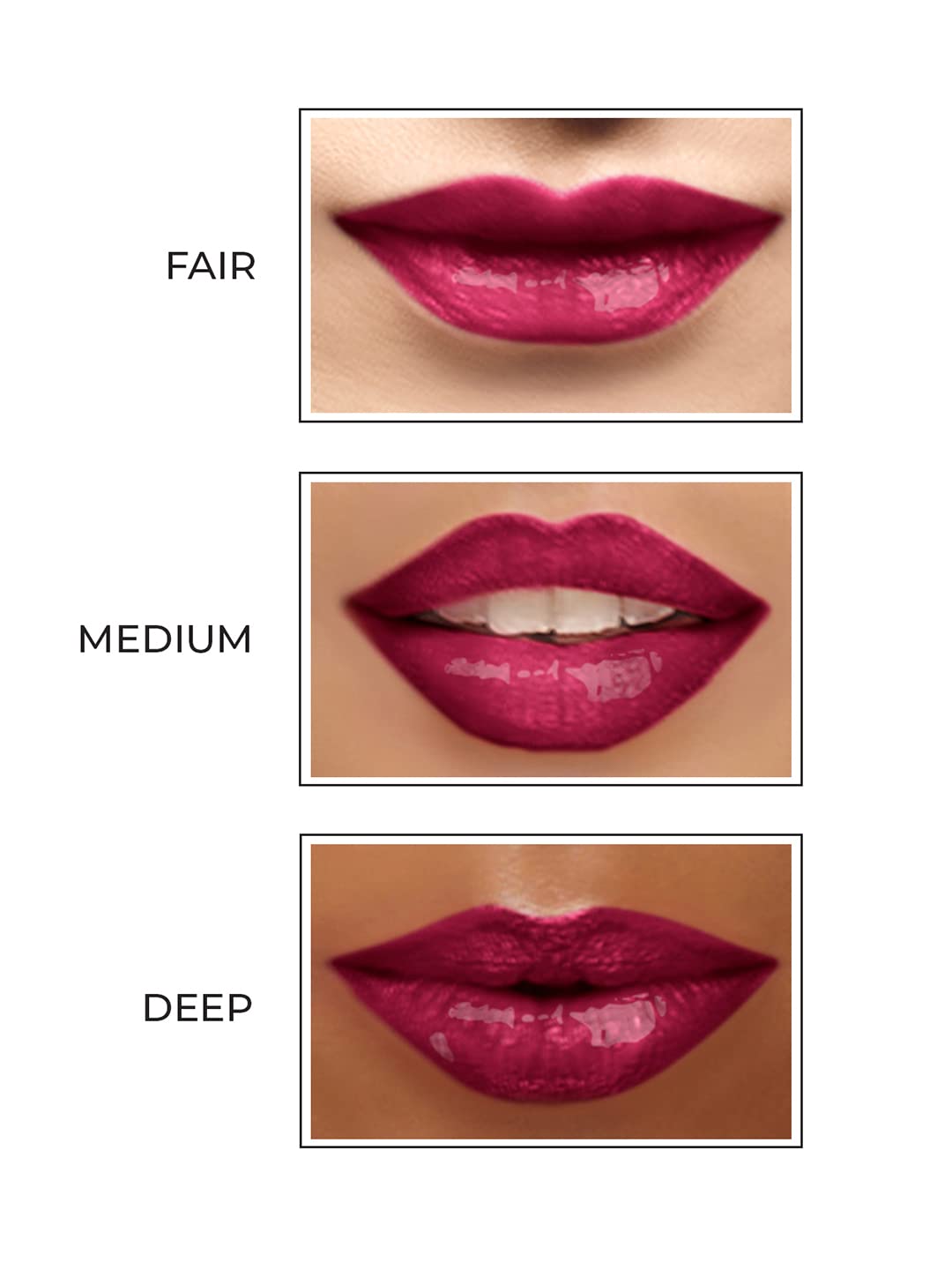 STARSTRUCK BY SUNNY LEONE Glossy Liquid Lip Gloss, Dark Pink | Highly Pigmented, Clear Shine & Non-Sticky Formula | Lip Gloss For Girls, Women | Rooberry