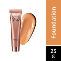 Lakmé Full Coverage 9 to 5 Flawless Matte Complexion Compact For Combination Skin Type, Almond, 8g And Lakmé 9 to 5 Weightless Mousse Foundation, Beige Caramel, 25g