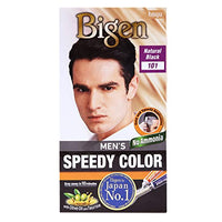Bigen Men's  Speedy Color, Hair Color, 80g - Natural Black 101 (Pack of 1)