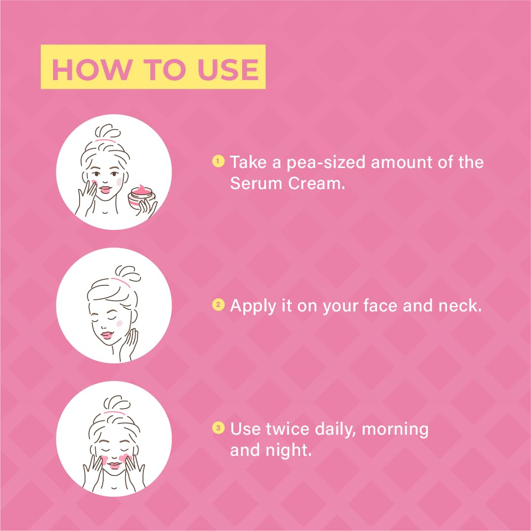 Pure Origin Korean Vitamin C Bright Boosting Serum Cream (Pack of 2) | Face cream for Brighter, Glowing and moisturized skin | For women and men | 100 g