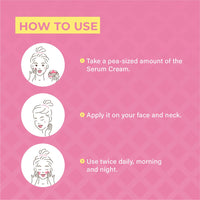 Pure Origin Korean Vitamin C Bright Boosting Serum Cream (Pack of 2) | Face cream for Brighter, Glowing and moisturized skin | For women and men | 100 g