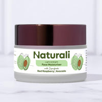 Naturali Face Moisturiser | Sweat-free Moisturisation | Sun Protection | Lightweight | Non-sticky | Non-greasy | Non-comedogenic | Fast Absorbing | 30ml