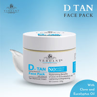 Verdant Natural Care Instant Glowing D Tan Pack for Glowing Skin (100ml)