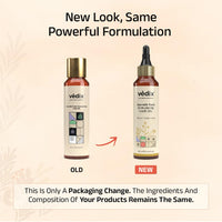 Vedix Customized Ayurvedic Mens Hair Oil for Hair Growth - Jeevath Root Stimulating Hair Oil With Celastrus + Hibiscus + Bhringraj Customized For Normal-Oily Scalp & Wavy & Curly Hair - 100ml