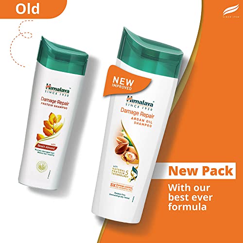 Himalaya Damage Repair Argan Oil Shampoo, 5x damage control for smoother hair, for all hair type, 340 ml
