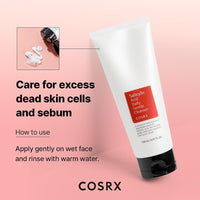 COSRX Salicylic Acid Exfoliating Cleanser 150ml | Gentle Exfoliating Face Wash for Acne-Prone Skin | Removes Dirt & Oil | Korean Skincare, Helps Clear Pores & Smooth Skin Texture