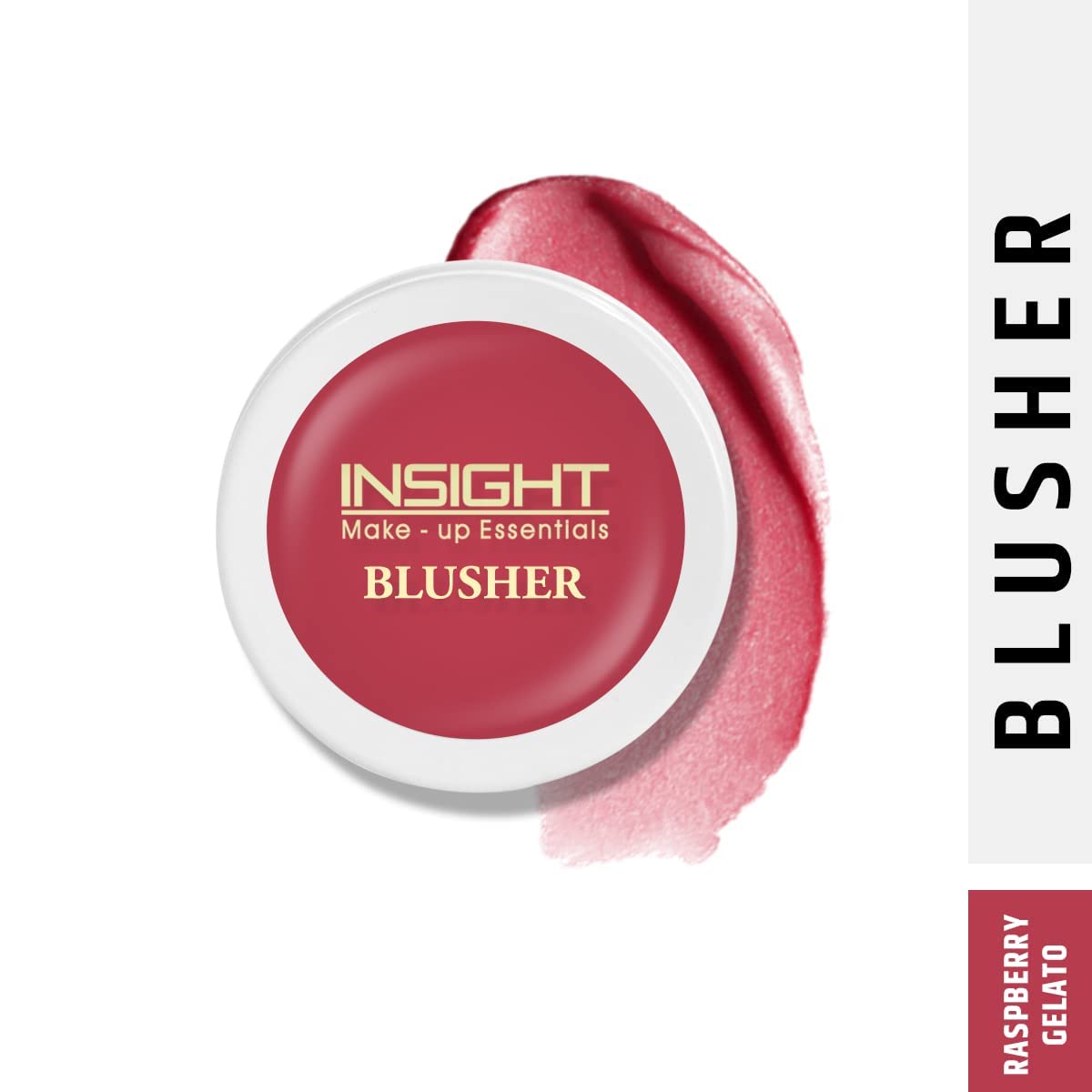 Insight Cosmetics Crème Blusher, Face Makeup, Soft Salmon, 3.5 gm(B-02=01) Crème Blusher, Face Makeup, Raspberry Gelato, 3.5 gm(B-02=02)