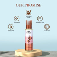 Just Herbs Javakusum Hair Oil for Men & Women, Controls Dandruff, 100% Natural, Certified Organic Ingredients - 100 ML