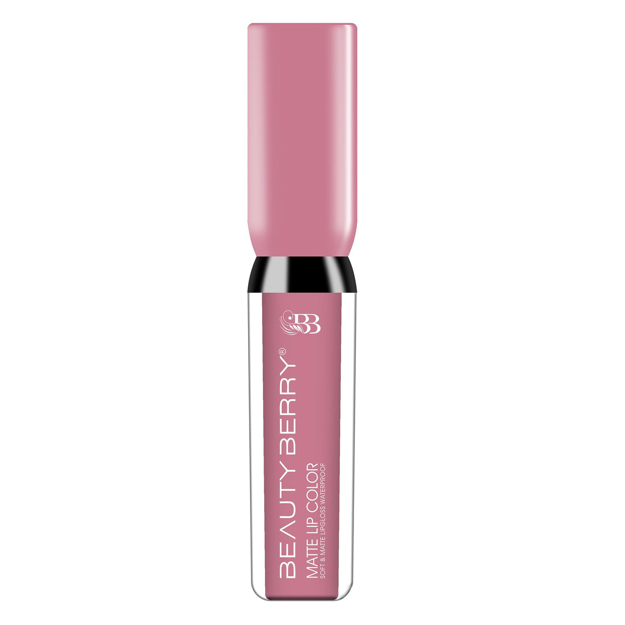 Beauty Berry Soft & Matte Waterproof Lip Color Liquid Lipstick | Rich Pigment, Long Lasting Liquid Lipstick | Non-Transfer Liquid Lipstick for Women Enriched with Vitamin E (24 - Gossip, 4.5 ml)