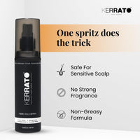 KERRATO HAIR FIBRES Unisex Water Resistant Locking Spray for All Hair Building Fibers (100ml) | Strong Hold All Day | Fiber Holding Sray, Hair Spray Pack of 1