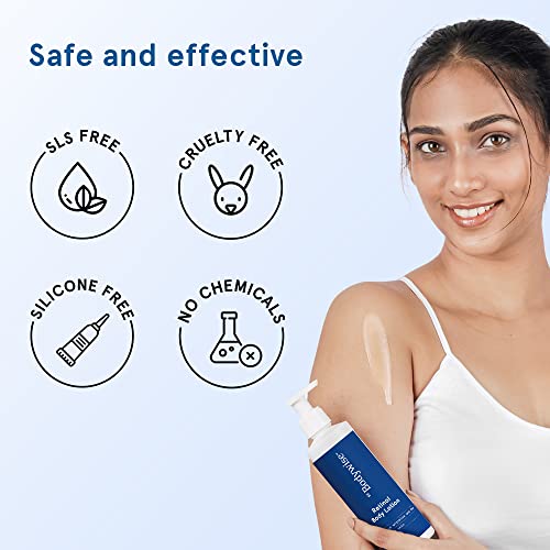 Be Bodywise 0.1% Retinol Body Lotion 200 ml | With 0.2% Niacinamide, Shea Butter | Fights Visible Signs of Aging & Reduces Stretch Marks | For Brighter & Even-Toned Skin