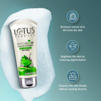 Lotus Herbals Whiteglow Oil Control Face Wash 100g, Gel Cream 60g, Set of 2