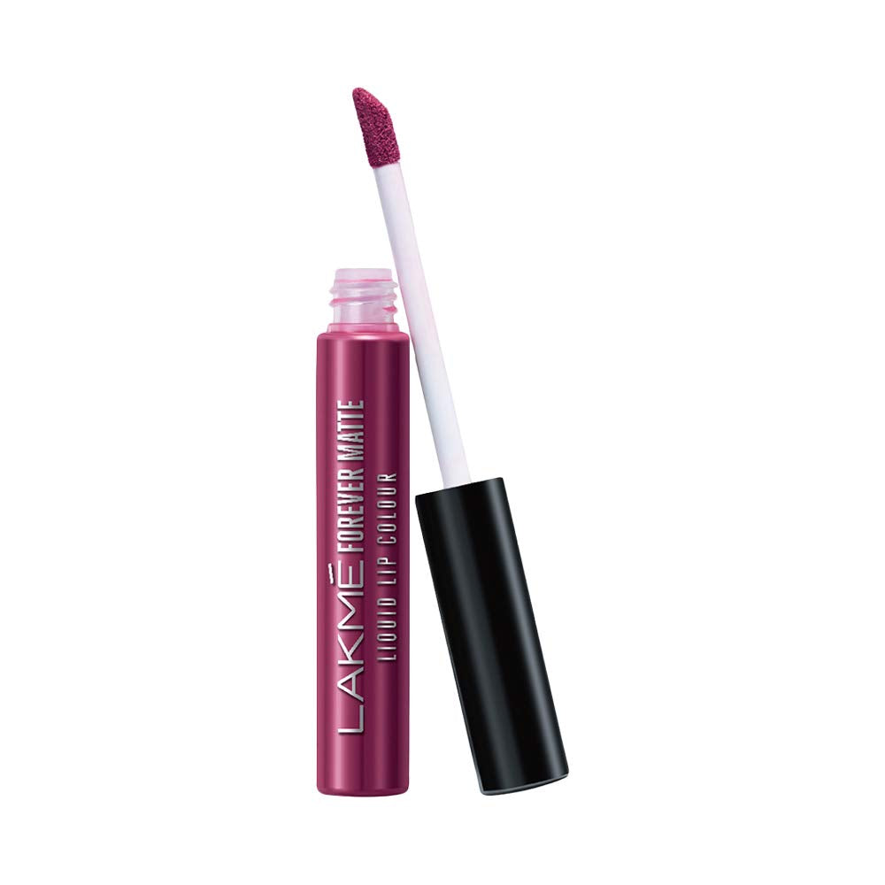 LAKMÉ Forever Matte Liquid Lip Colour, Wine Glow, 5.6ml & Lakme Forever Matte Liquid Lip Colour, Orange Tango, 5.6 ml