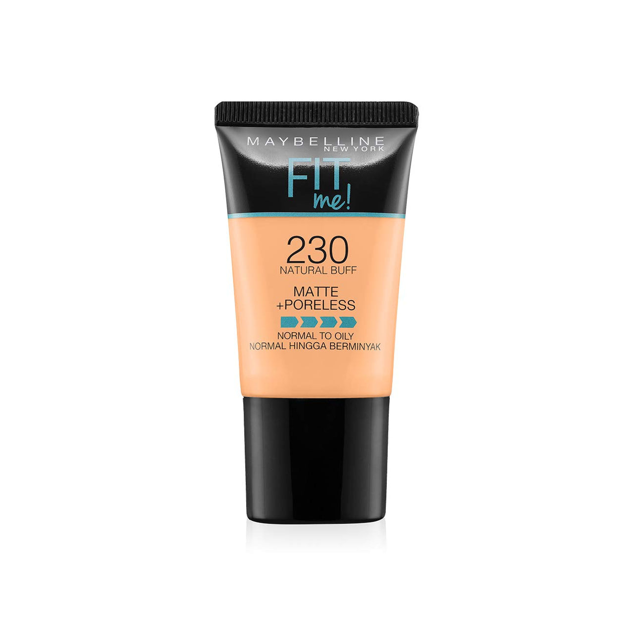 Maybelline New York Prom Queen Makeup Kit - Fit Me Foundation Tube Natural Buff + Hypercurl Mascara Washable + Creamy Matte Nude Nuance