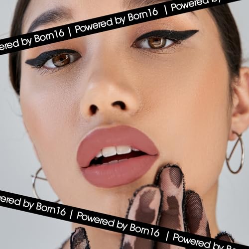 Born16 Moon Duchess Matte Perfection Lipstick – Mystara | Strong Pay-Off, Transfer-Proof with Color Lock Technology | SPF, 24-Hour Moisturization with Vitamin E, 4.2g