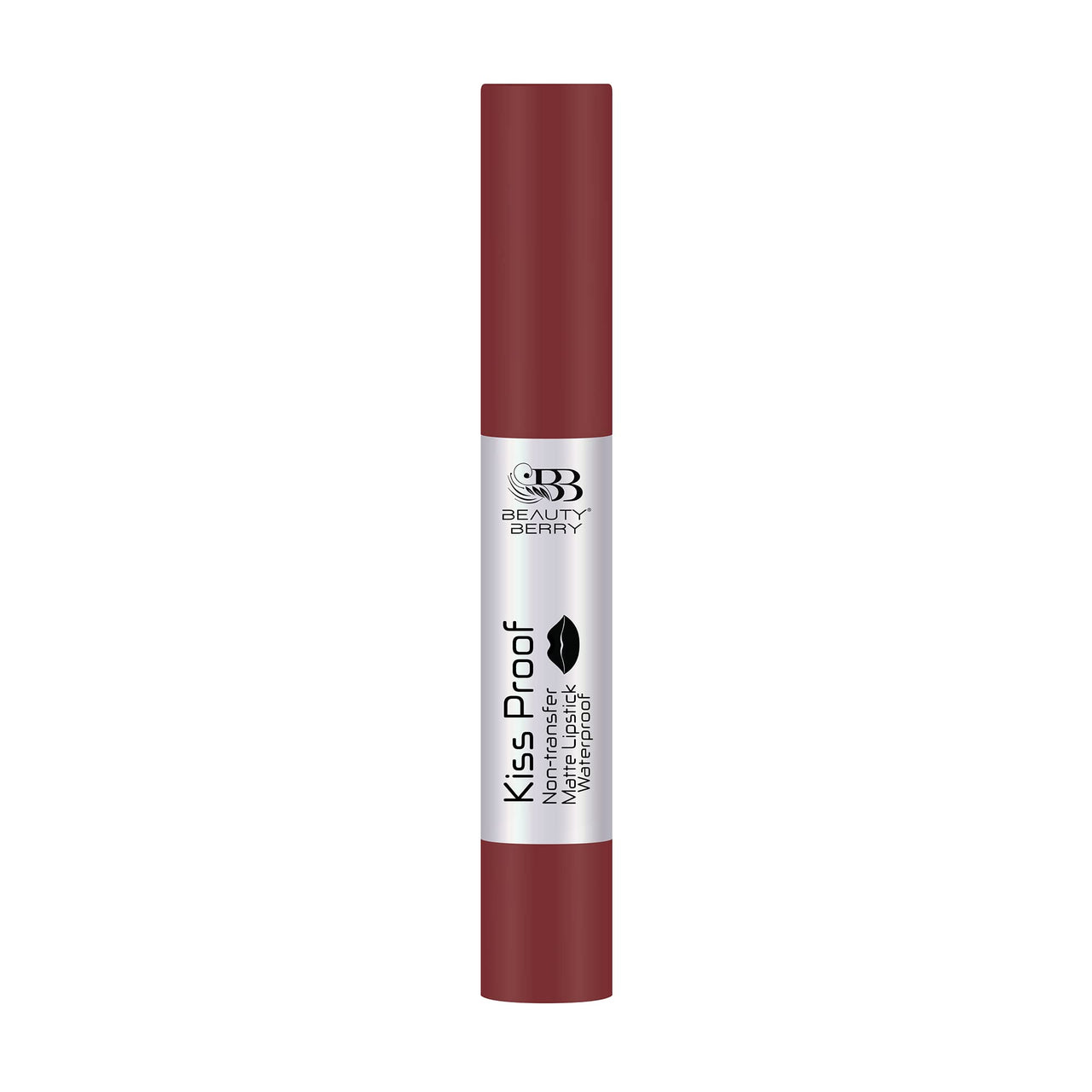 Beauty Berry Kiss Proof Matte Lipstick | Highly Pigmented, Ultra Long Lasting | Non-Drying, Intense Moisturizing, Lightweight | Non Transfer for Women (Rouge)