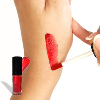 Ruby's Organics Mini Lip Oil Gloss for Women & Girls, All Skin Tones- Moisturizing, Long Lasting, Non Sticky & Non Drying Formula, Glossy Texture, Natural Lip Makeup, Paraben Free - Cherry, 3 ml