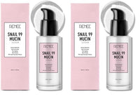 RENEE Snail 99 Mucin Serum for Face - Contains 99% Snail Secretion Filtrate & Hyaluronic Acid - Intense Hydration, Blemishes, Wrinkles & Spot Correction, Anti Ageing, Skin Firming - All Skin Types