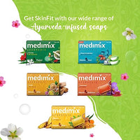 Medimix Ayurvedic Natural Glycerine Bathing Bar, 125 g (4 + 1 Offer Pack)