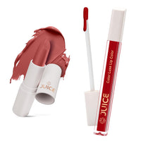 Juice Chocoholic - M20 Kiss Sensation Lipstick & Cherry Pop - M07 Color Luxe Liquid Lipstick with Goodness of Bio Retinol, & SPF 15 UV Protection