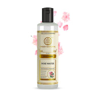 Khadi Natural Rose Water Herbal Skin Toner| Keeps skin scented and moisturized| Maintain skin's pH balance| Prevents acne| Suitable for All Skin Types| 210ml