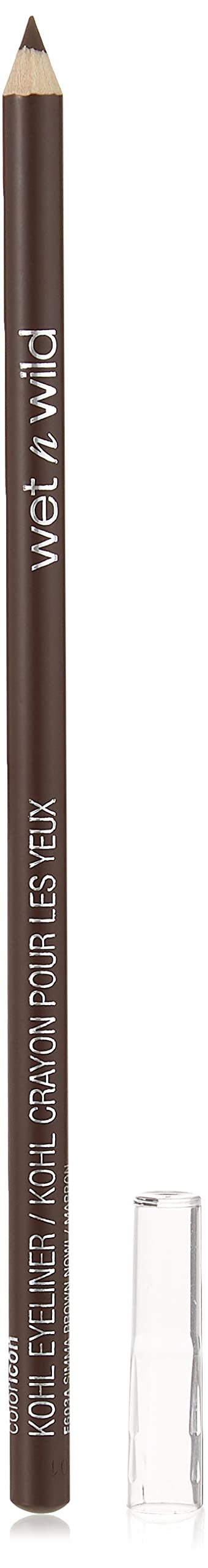 Wet n Wild Color Icon Kohl Eyeliner Pencil, Matte Finish Eyeliner and Pencil for Eye-Makeup with an Intense and Hyper-pigmented Effect, Soft, Creamy and Easy-to-use Formula, Simma Brown Now!-1.4 g