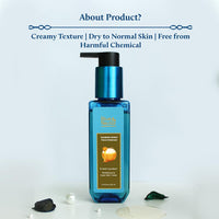 Blue Nectar Ayurvedic Tan Removal Face Wash for Glowing Skin Honey Aloe Vera Detan Face Wash for Dry Skin Oily Skin and Combination Skin 8 Herbs