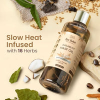 Nat Habit Castor Coconut Dasabuti Hair Oil for Length & Strenghting, Hair Cuticle & Retain Moisture, 100ml