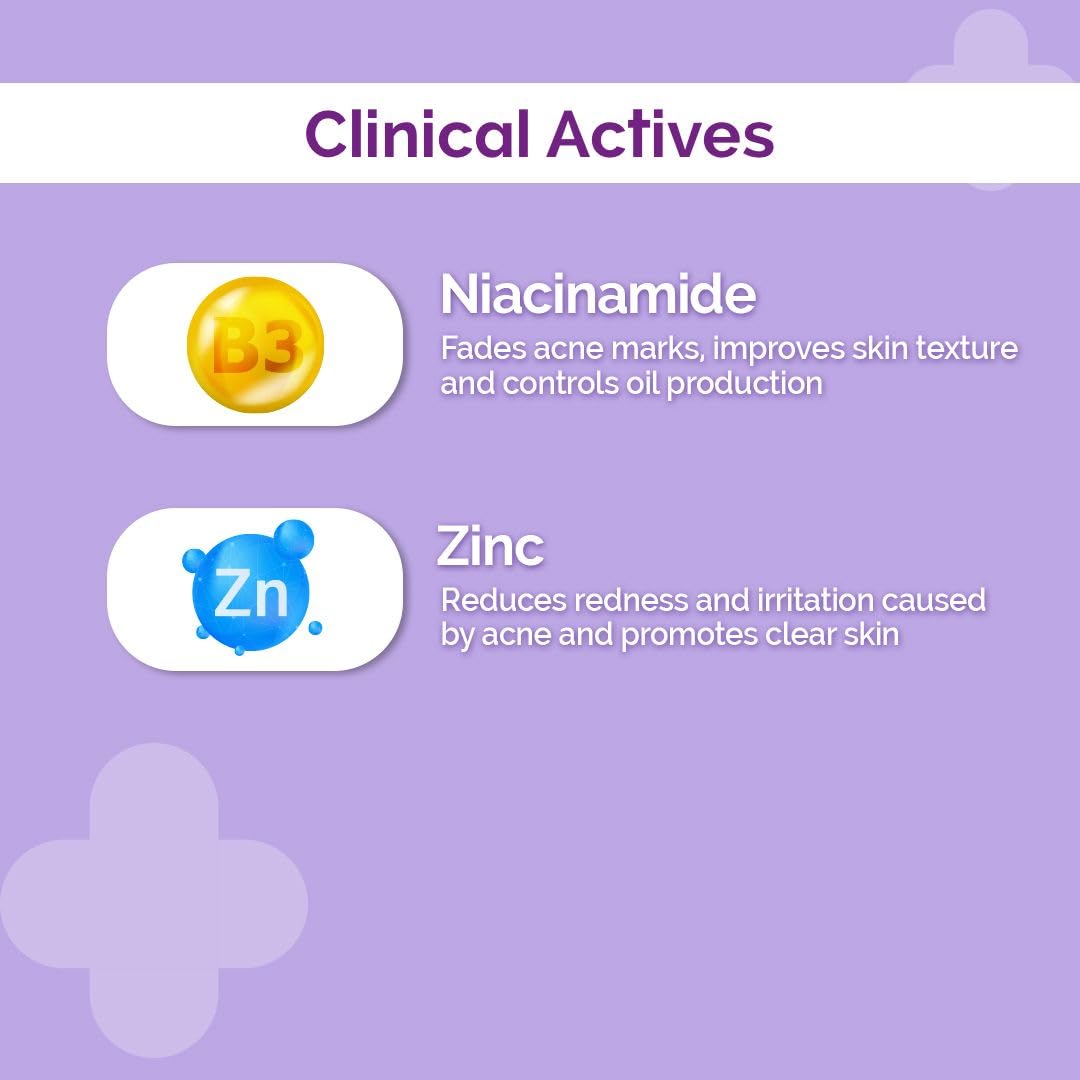 The Derma Co No More Acne & Acne Marks Combo- 2% Salicylic Acid Face Serum -30 ml + 10% Niacinamide Face Serum - 30 ml