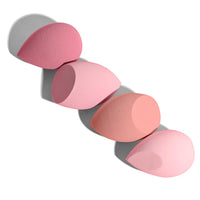 Earth Rhythm Beauty Blender Makeup Sponge - Pack of 4 | Olive Cut Sponge | Latex Free | Flawless Application | Wash & Reuse
