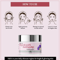 TYC - TRUST YOUR CHOICE Ayurveda Glycobright Day SPF-30 Face Cream For Bright And Glowing Skin With 1% Glycolic And Shankhapushpi, Plant Based - 50 gm (Pack of 1)