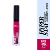 Blue Heaven Hyper Stay Weightless Liquid Matte Lipstick | Long-lasting & Smudge Proof | Non-Transfer Matte Lipstick for Women | Hot Pink-08 | 6ml