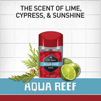 Old Spice Red Collection Aqua Reef Scent Deodorant for Men, 3.0 oz