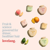 lovelang Peach + Biotin Hair Mask | Deep Nourishment for Hair Fall & Thinning | Thickens, Fortifies & Softens | 120ml | Peach Scented | For All Hair Types