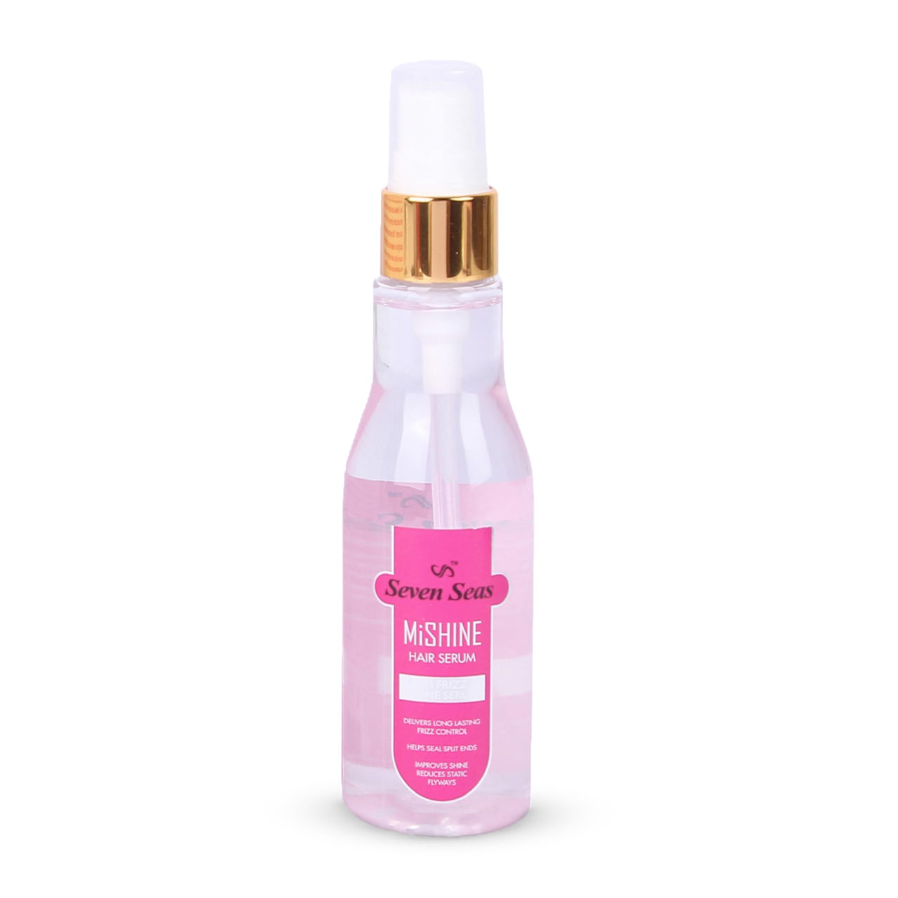 Seven Seas Mi Shine Anti Frizz & Shine Hair Serum | Provides Long Lasting Frizz Control | Softer Hair | Potection and Shine For Dry Flyaway Hair (100ml)