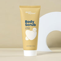 Earth Rhythm Body Scrub with Coffee & Rice Milk | Removes Grime, Polishes Skin, Nourishes & Softens - 200g