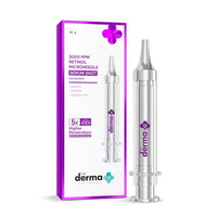 The Derma Co. 3000 PPM Retinol Microneedle Face Serum Shot with Squalane, Panthenol & Hyaluronic Acid | For Skin Renewal | 5x Higher Penetration | Enhances Collagen Production | Anti-Ageing | Reduces Wrinkle & FineLines | 10 g