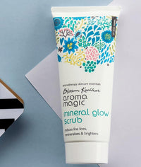 Aroma Magic Mineral Glow Scrub | Exfoliates, reduces fine lines, brightens & boosts hydration| With beeswax, vegetable glycerine, lavender, tea tree & rose essential oils| All Skin Type- 100ml