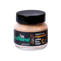 mCaffeine Anti Acne Cappuccino Coffee Face Pack for Oily Skin | Controls 99.9% Acne Causing Germs | Face Mask with Salicylic Acid for Acne & Oil Control | For Men & Women (100gm)