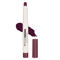 Swiss Beauty Non-Transfer Matte Cat Lip Crayon | Water-Resistant | Long-Lasting 8 Hours Stay | Retractable Lip Crayon | Shade - Wicked Wine, 1.5g |