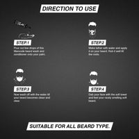 Mancode Beard Wash & Conditioner - 200ml | Conditions & Cleans Beard Mustache | Blended with Licorice, Vitamin C & Aloe vera | Natural & Organic Beard Shampoo for Men (Pack of 1)