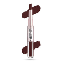 Seven Seas Lip Duo 2 In 1 Lipstick Matte Finish 2-in-1 Duo Liquid Lipstick with Matte Finish and Moisturizing Gloss (Espersso, 7ML)